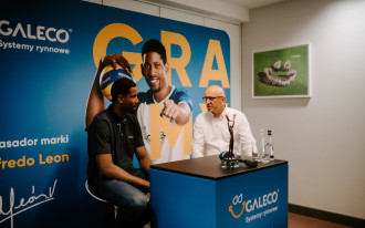 Wilfredo Leon z pierwszą wizytą w Galeco