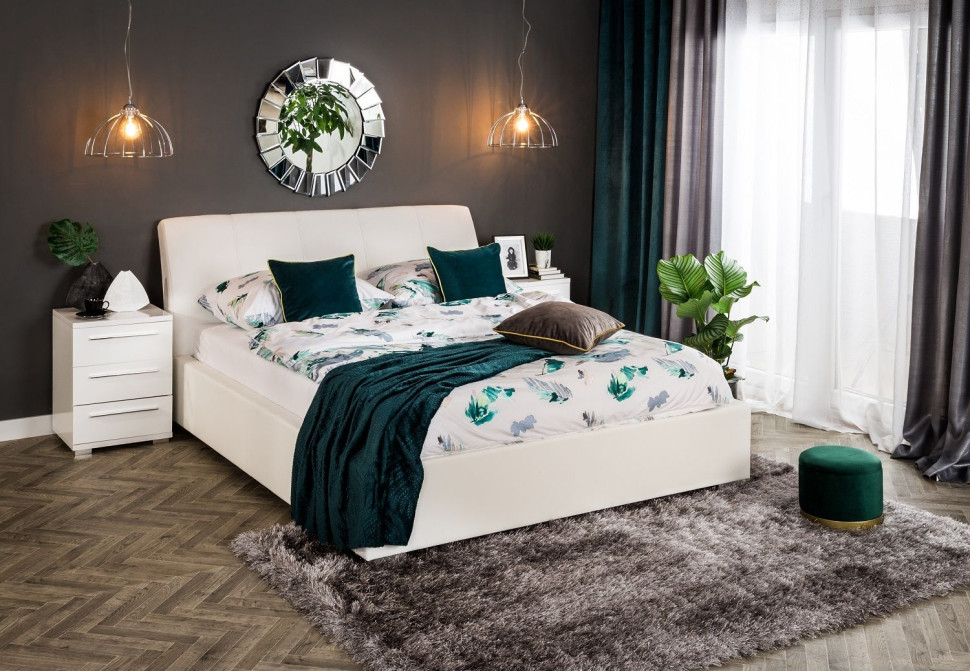 Łóżko z materacem dla seniora