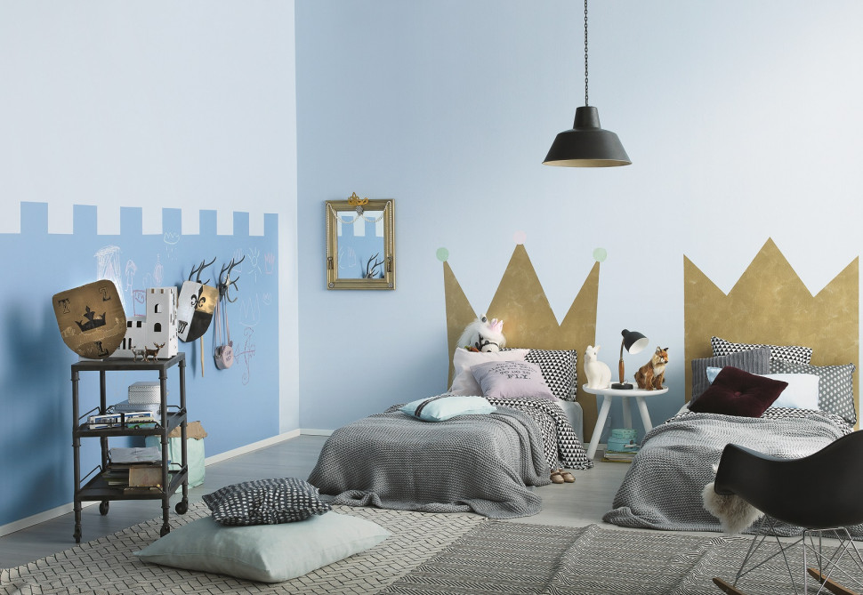 Pokój dzieci ozdobiony bajkowym motywem