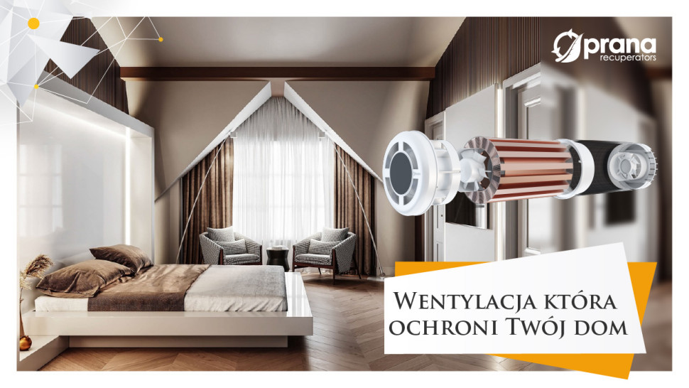 Rekuperator PRANA z miedzianym wymiennikiem - wentylacja, która chroni Twój dom