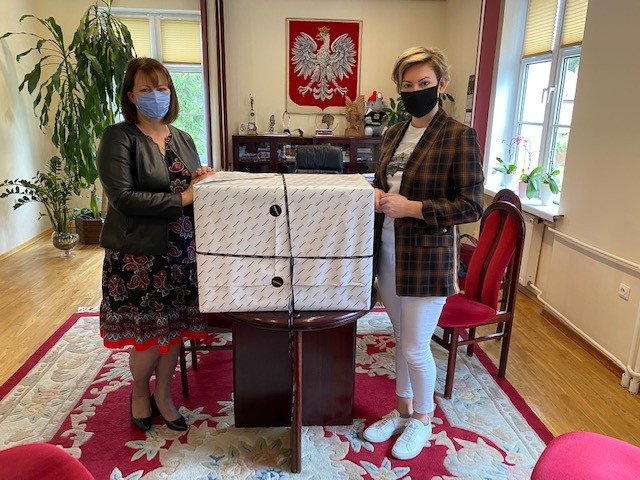 Przekazanie maseczek