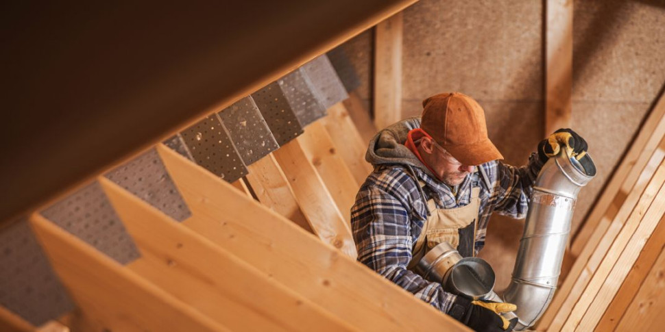 Kanały dla gorącego powietrza mogą mieć przekrój okrągły lub prostokątny