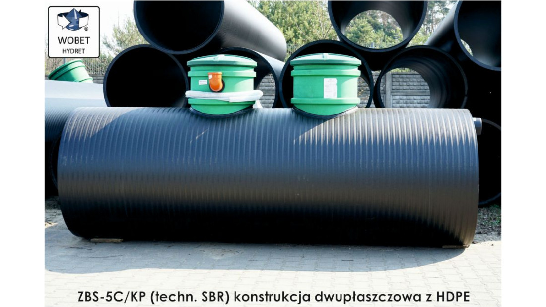 Oczyszczalnia biologiczna ZBS - dwupłaszczowa