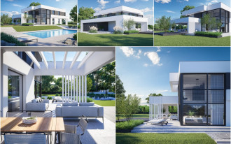 HomeKONCEPT 83: Stylowy dom piętrowy z bogatym wnętrzem!