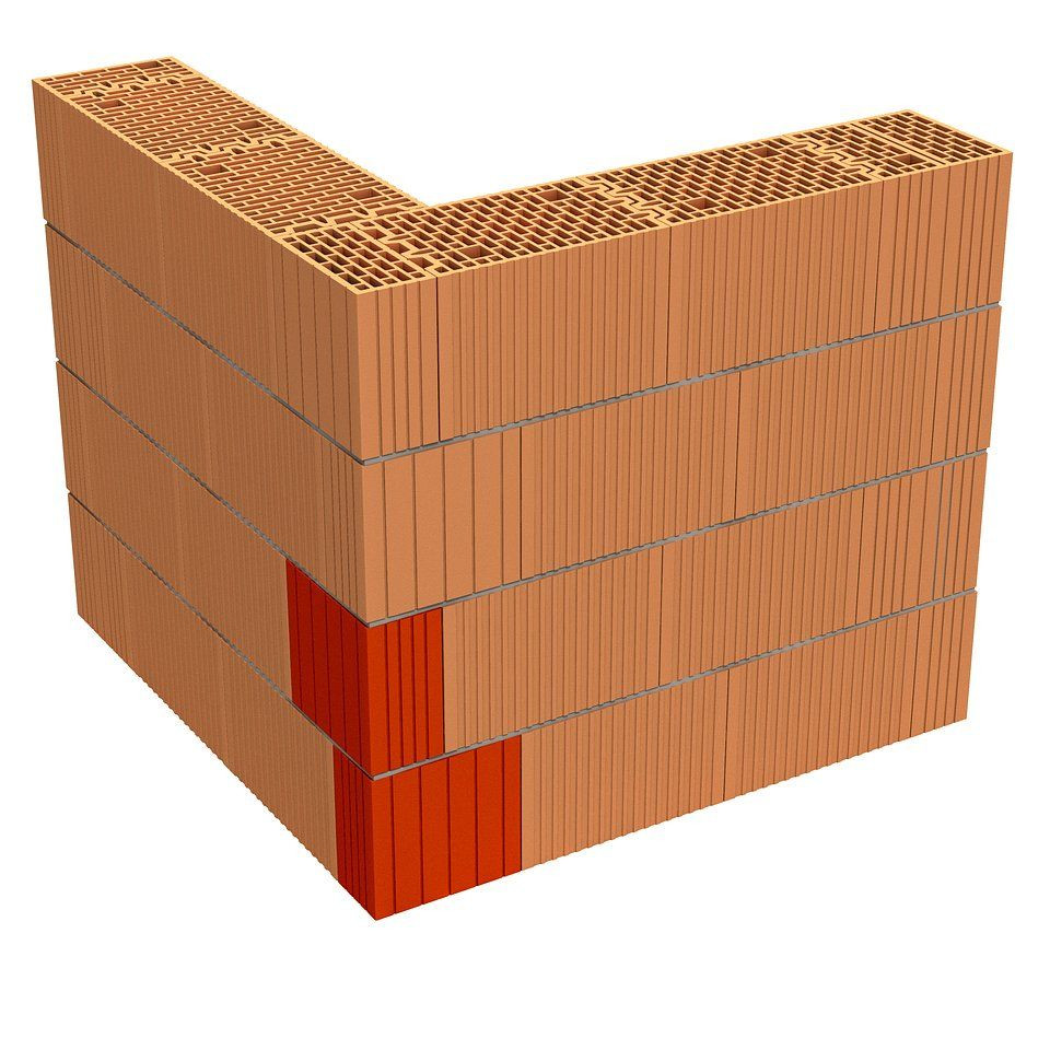 Narożnik, Porotherm 25 3x1/3 Dryfix