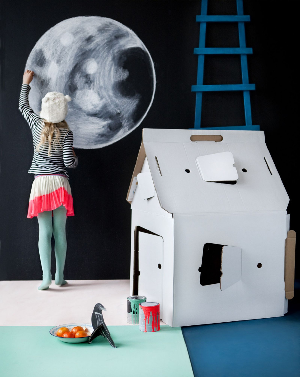 Kartonowy domek Cabana holenderskiej marki Studio Roof