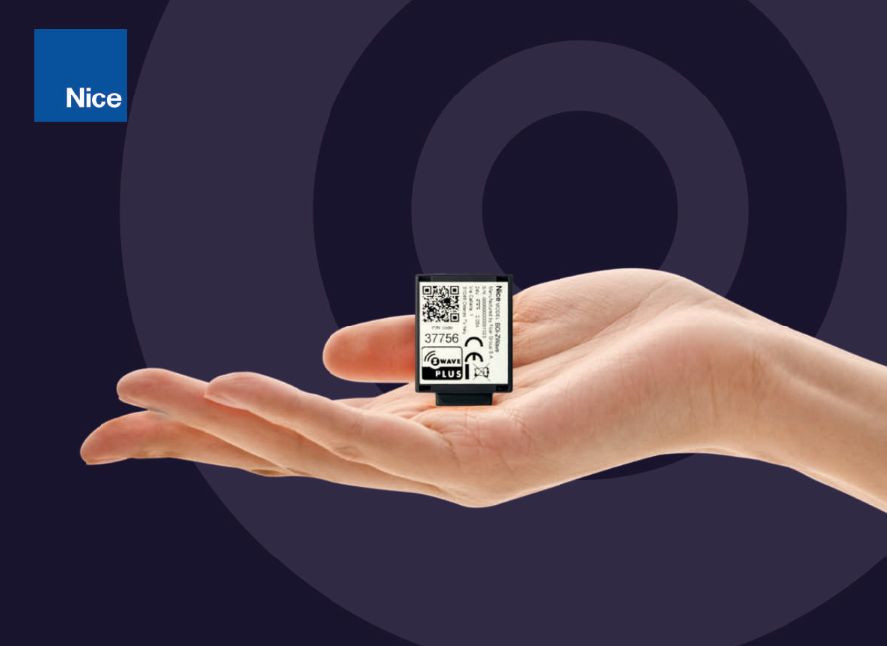 BiDi Z-Wave to miniaturowu urządzenie do obsługi automatyki bramowej Nice 