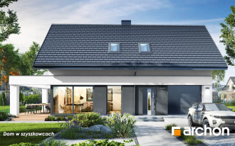 Projekt "Dom w szyszkowcach" z kolekcji ARCHON+