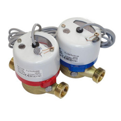 Wodomierze skrzydełkowe jednostrumieniowe suchobieżne JS-NK; -NKP (DN15-20)