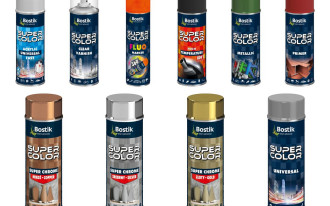 Lakiery w spray’u z linii Super Color od Bostik
