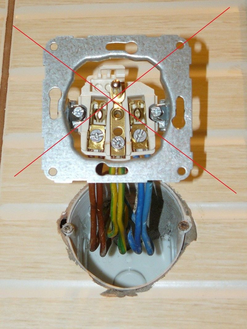 Tak wykonane połączenie jest poważnym błędem i przyczyną wielu awarii