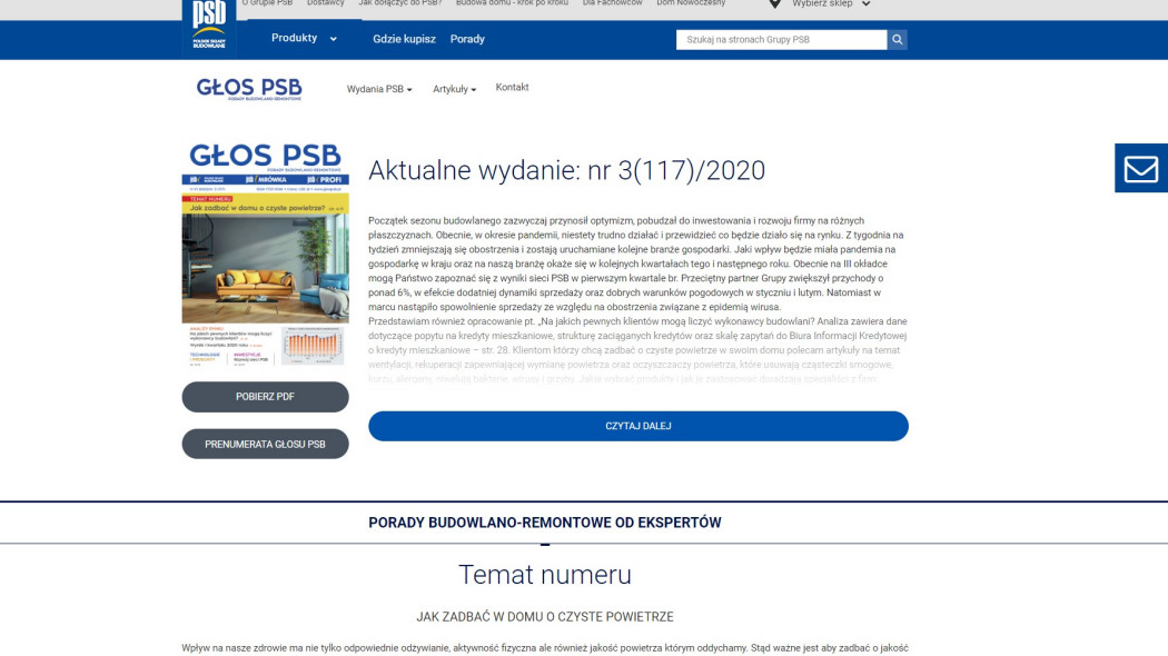 Zapisz się do newslettera i bezpłatnej prenumeraty Głosu PSB