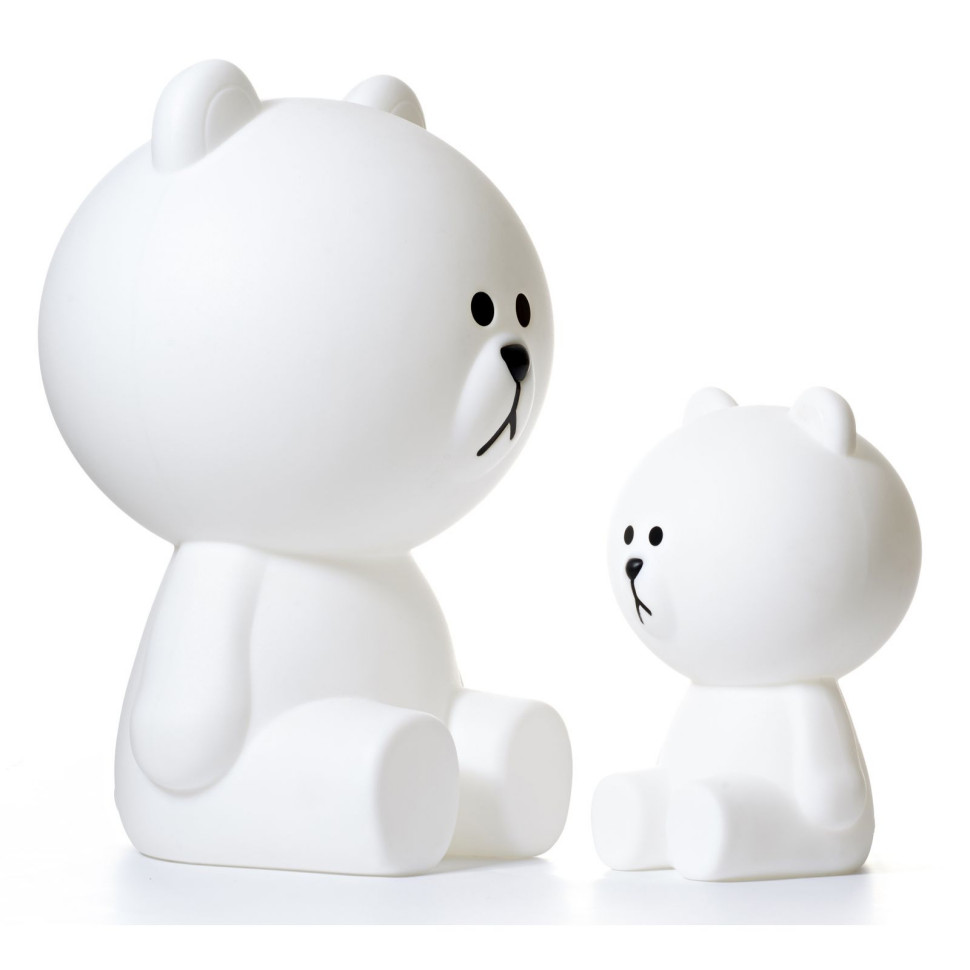 Misie w formie lampek Brown z holenderskiego studia Mr Maria