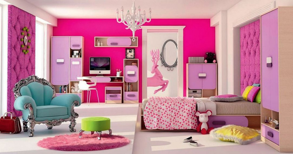 Meble Gusto firmy Dig Net w wersji kolorystycznej dla dziewczynek