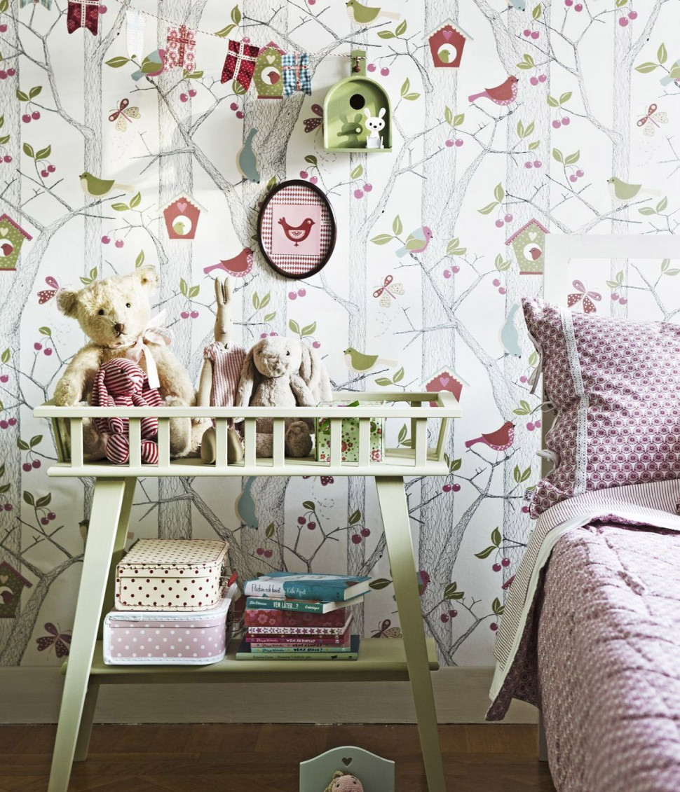 Tapeta Lilleby marki Borastapeter, zmywalna, flizelinowa, wykonana na bazie celulozy i poliestru, nadruki z farb wodnych, wolne od PVC