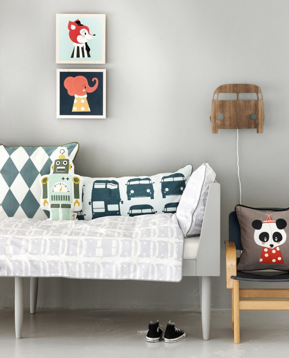 Tekstylia i dekoracje do dziecięcego pokoju marki Ferm Living