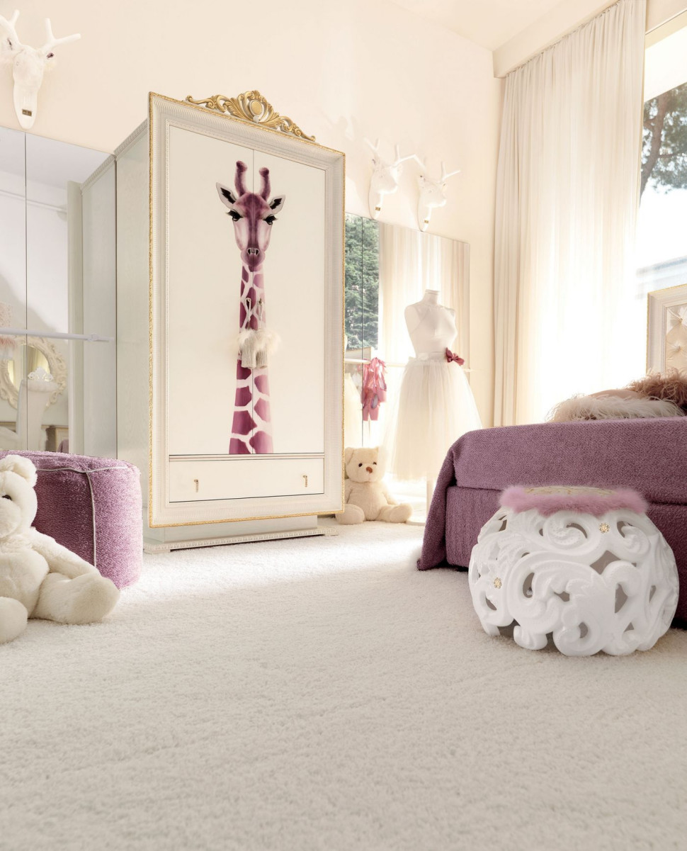 Elementy ekskluzywnej kompletnej kolekcji Lulu do dziewczęcego pokoju