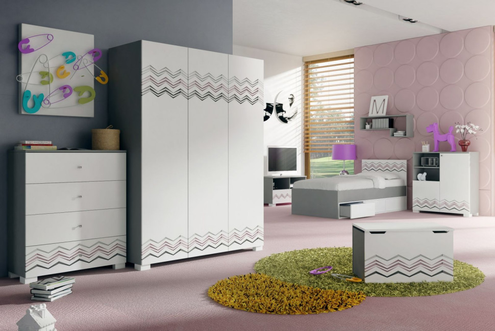 Kolekcja mebli dla dzieci Chewron od firmy Meblik