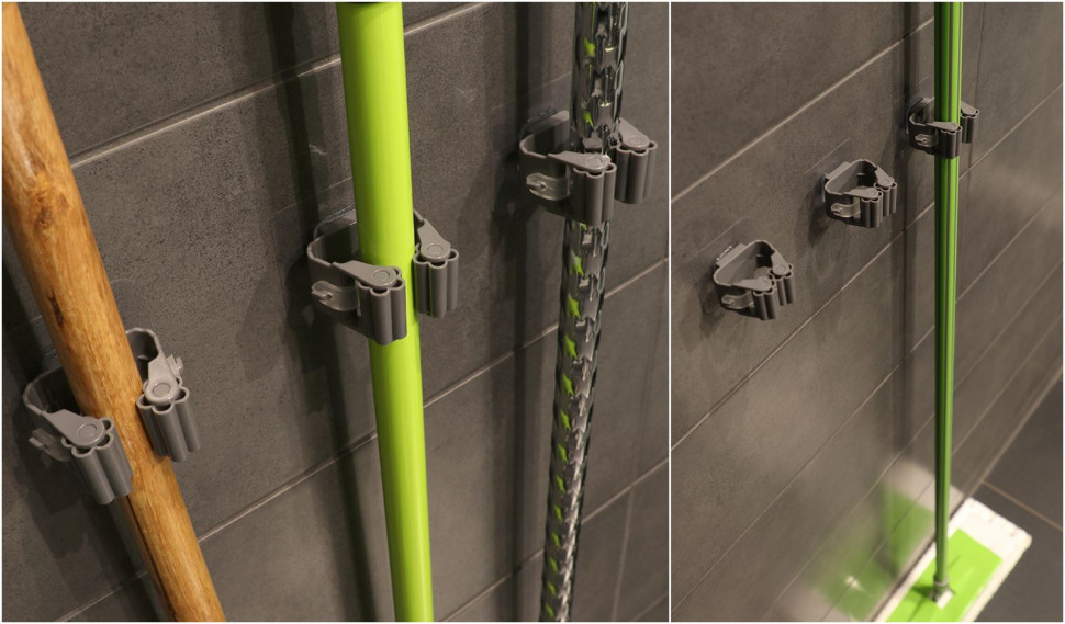 Uchwyty na szczotki i mopy