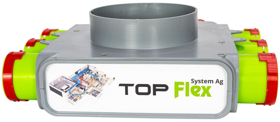 Rozdzielacz w systemie wentylacyjnym Top FLEX System Ag