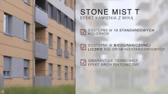 Aplikacja tynku Stone Mist T
