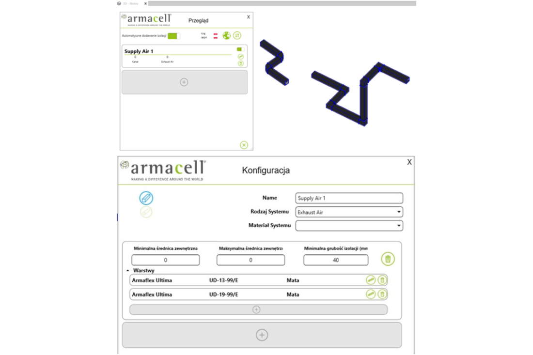 Nowa nakładka Armacell dla BIM w Autodesk Revit® - projektowanie izolacji wygodne jak nigdy dotąd