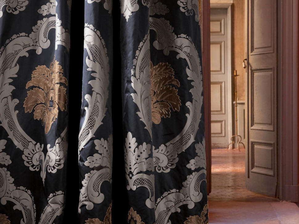 Żakardowa tkanina jedwabna Palazzo marki Ardecora firmy Zimmer+Rohde