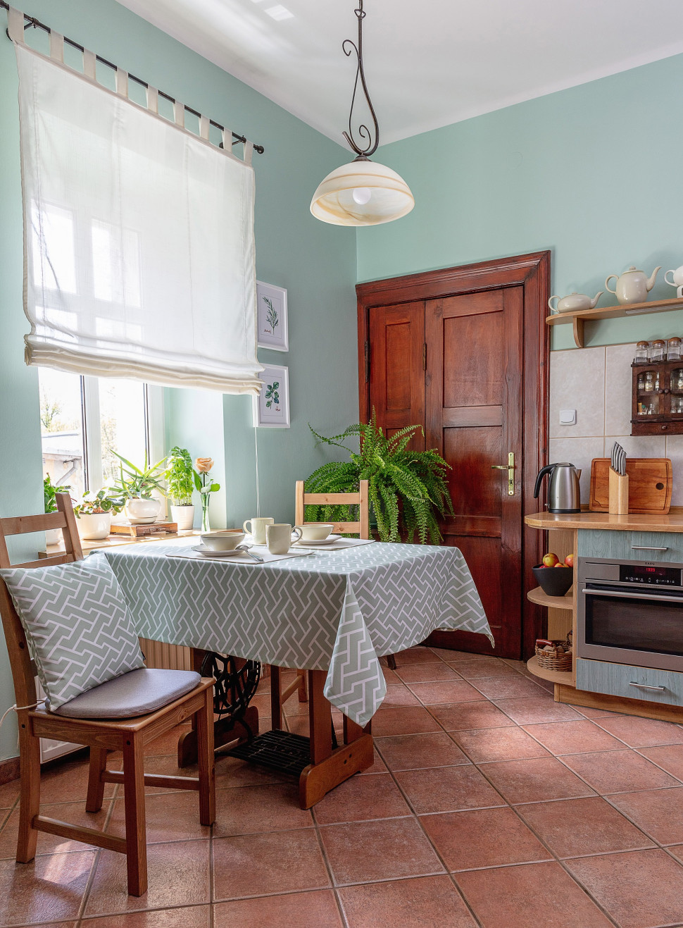 Rzymska roleta woalowa Palermo do zawieszenia na karniszu