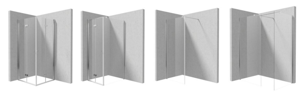 Zabudowa prysznica Kerria Plus w narożniku