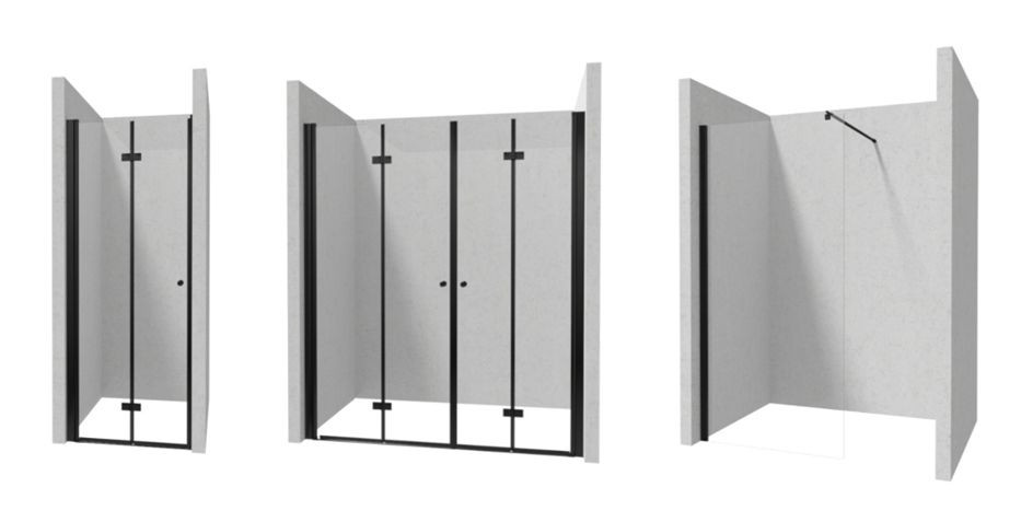 Zabudowa prysznica Kerria Plus we wnęce