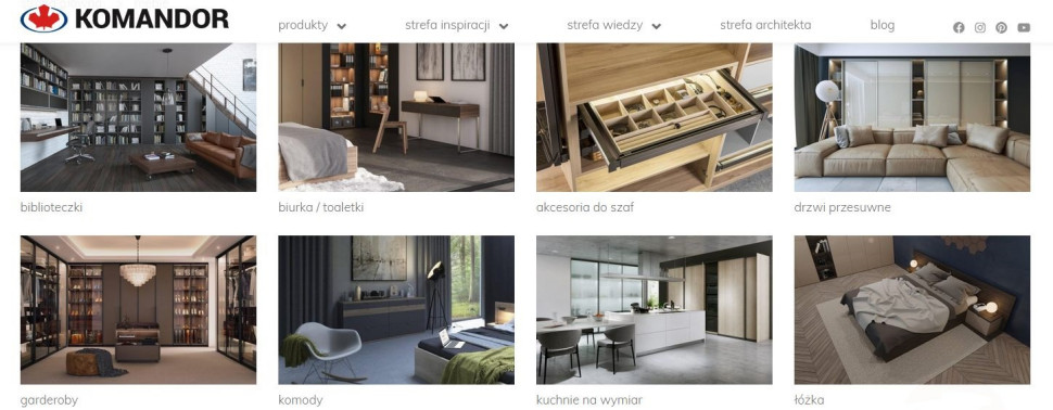 Meble i systemy przesuwne Komandor