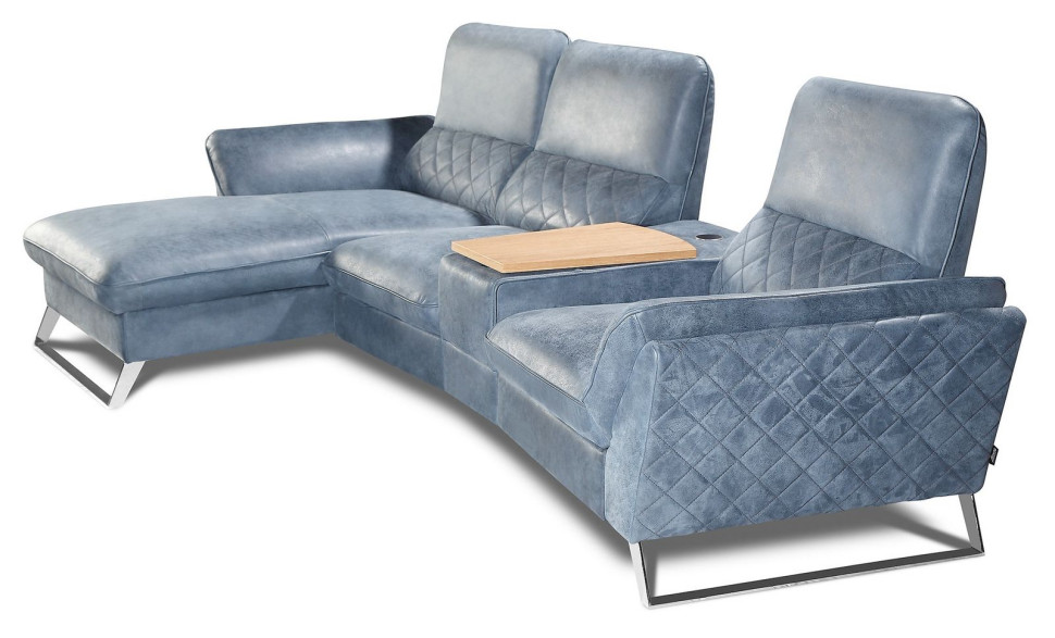 Sofa z systemu modułowego Lorenzo firmy Feniks z regulowanymi oparciami