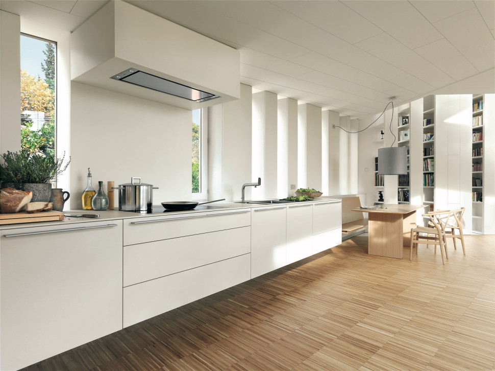 Przykładowa aranżacja kuchni w zabudowie jednorzędowej