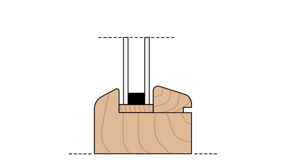 Zaokrąglone i ukosowane krawędzie oraz powierzchnie pozwalają na lepsze odprowadzenie wilgoci, chroniąc w ten sposób np. drewniane okna i drzwi.