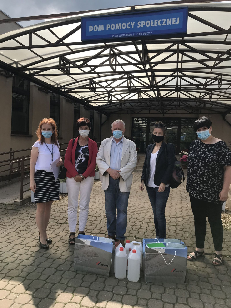Darowizna środków ochrony osobistej od CEMEX