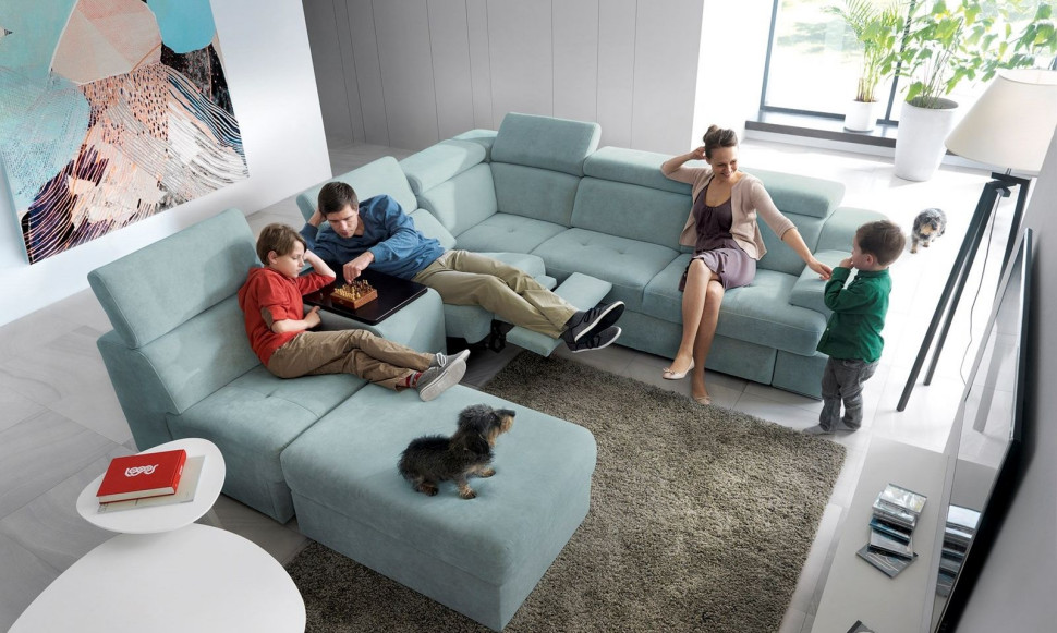Sofa z kolekcji systemowej Belluno marki Gala Design, pozwalająca budować zróżnicowane układy