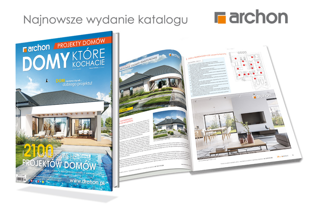184 Najlepsze Projekty Domów w najnowszym wydaniu katalogu ARCHON+ "Domy Które Kochacie"