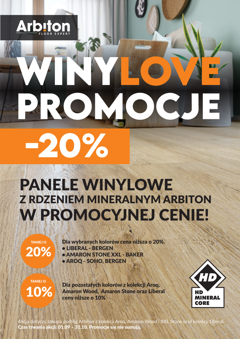 WinyLove promocje Arbiton - plakat promocyjny