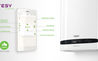 Podgrzewacze wody TESY Cloud z aplikacją TESY Cloud App
