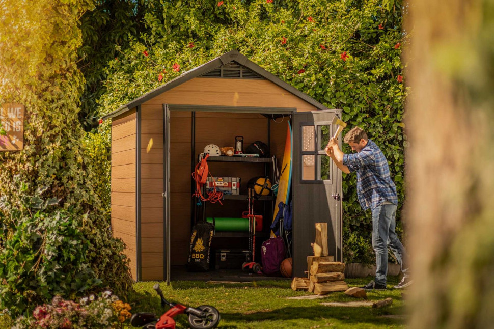 Estetyczny domek na narzędzia