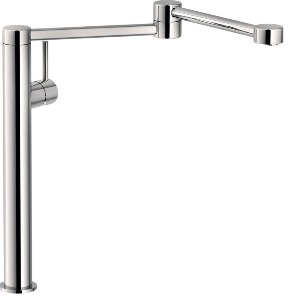 Jednouchwytowa bateria dwuramienna Pescara P z obrotową wylewką o zasięgu 40,5 cm w zakresie 360°