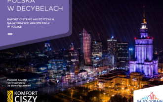 Polska w decybelach: Raport o stanie akustycznym największych aglomeracji w Polsce