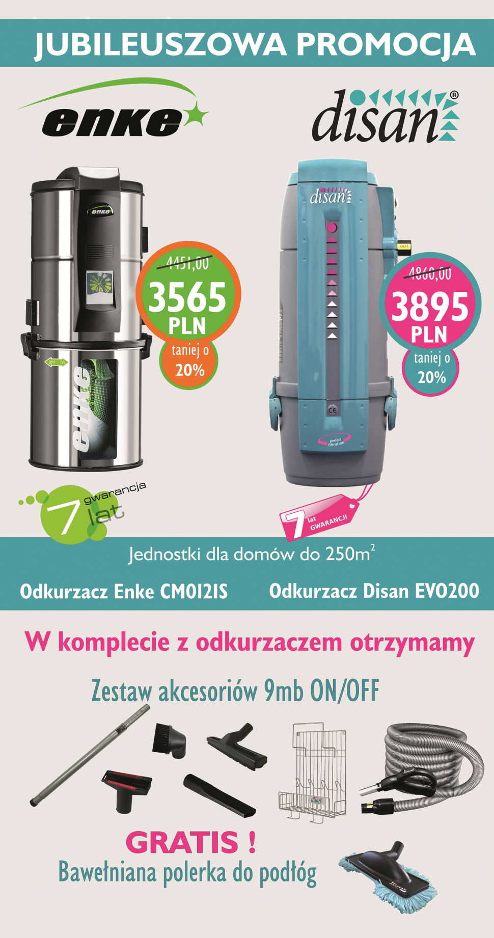 Comfort System promocja - plakat