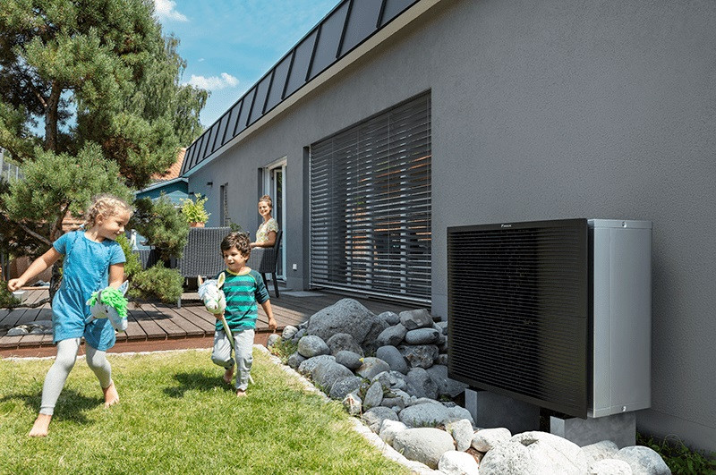 Powietrzna pompa ciepła Daikin - jednostka zewnętrzna (lato)