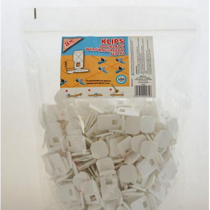 Klipsy do Systemu poziomowania płytek - 2,0 mm