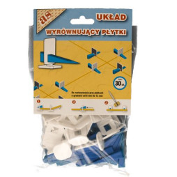 System poziomowania płytek - zestawy - 1,3 mm