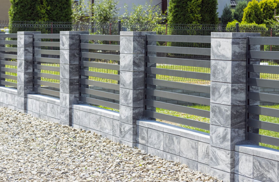 Ogrodzenie modułowe ROMA Horizon Onyx