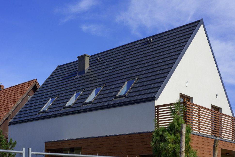 Modna dachówka ceramiczna płaska