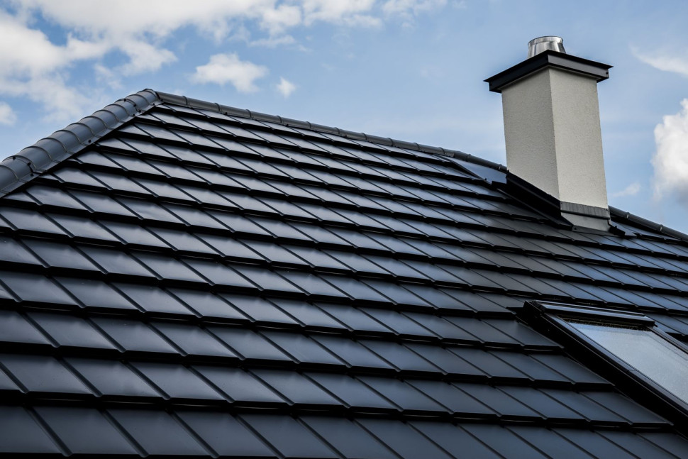 Modułowa dachówka blaszana IZI® - przykładowa realizacja 2