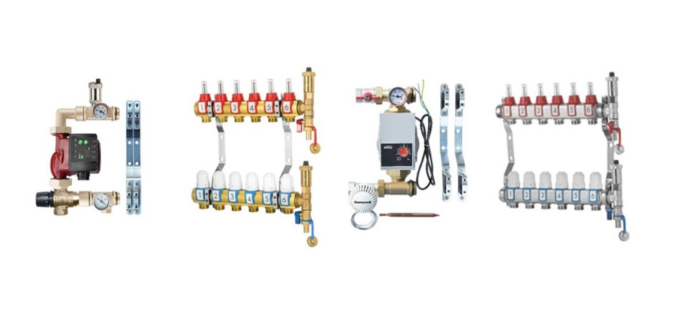 Elementy instalacji wodociągowych jak i C.O. DIAMOND PEX